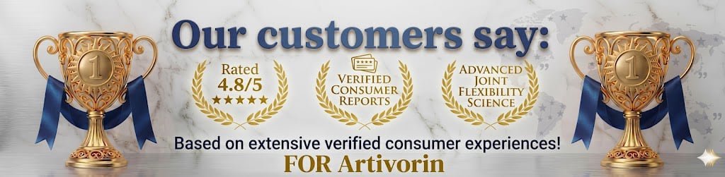 Artivorin rated 4.8 out of 5 stars with verified consumer reports badge